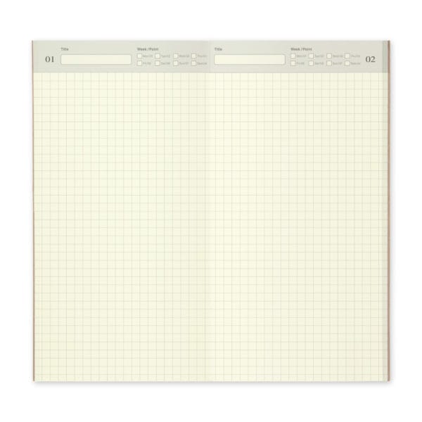Traveler's Notebook Regular Size Refill 005 Free Diary (Daily) - Image 2