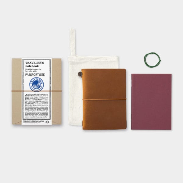 Traveler's Notebook Passport Size Camel - Image 2