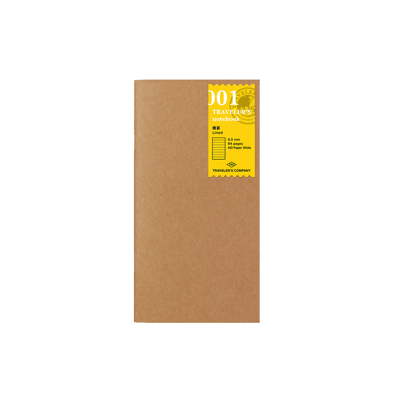 Books Kinokuniya: TRAVELER'S notebook Refill <Regular Size> 6.5mm Ruled  Line 001 / TRAVELER'S COMPANY (4902805142458)