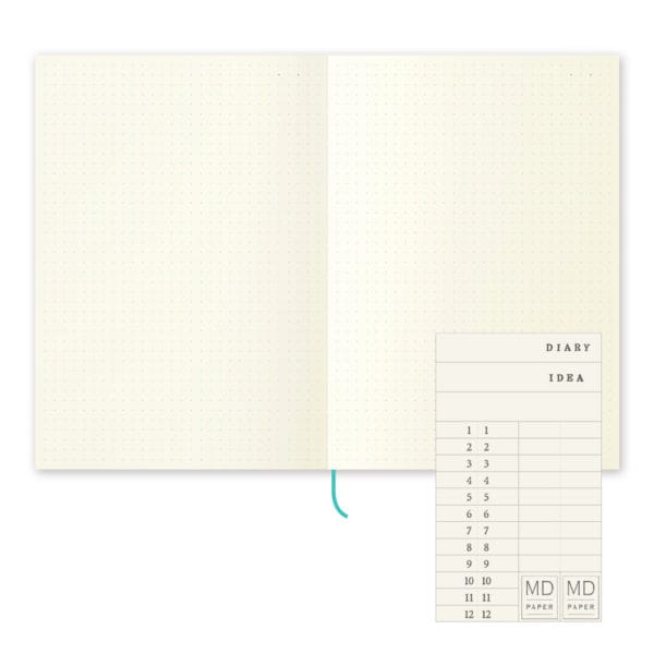 Midori MD Notebook Journal - Grid Block A - A5 - Image 3