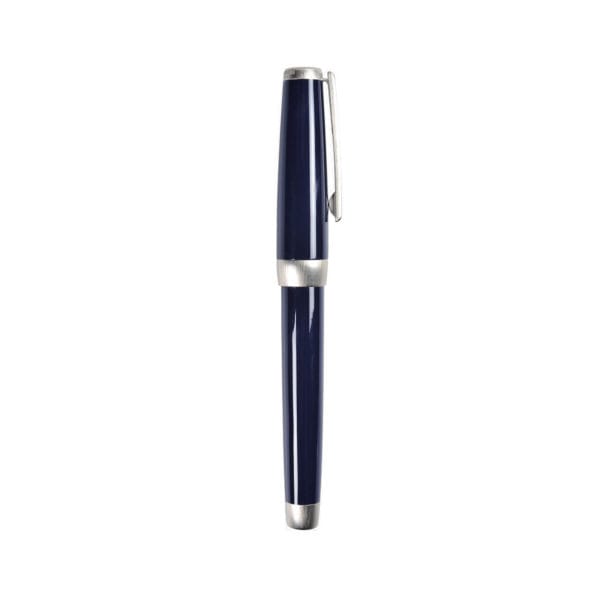 Jacques Herbin Fountain Pen Blue Resin Palladium - Image 2
