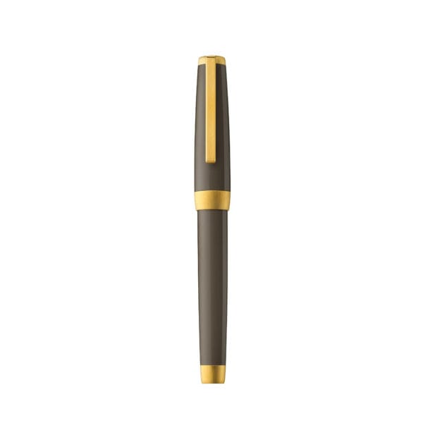 Jacques Herbin Rollerball Pen Taupe Resin Yellow Gold - Image 2