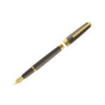 Jacques Herbin Fountain Pen Taupe Resin Yellow Gold