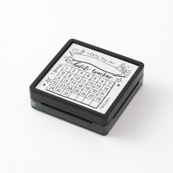 Midori Paintable Stamp Pre-inked Habit Tracker - Image 2