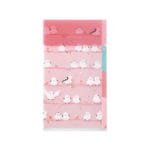 Midori 3 Pockets Clear Folder A5 Slim Flap - Long-tailed