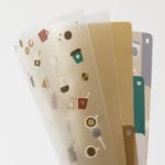 Midori 3 Pockets Clear Folder - Coffee A - Image 3