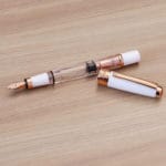 TWSBI Diamond 580 White Rosegold II Fountain Pen - Image 4