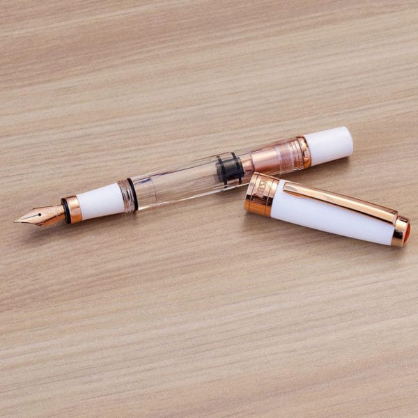 TWSBI Diamond 580 White Rosegold II Fountain Pen - Image 4