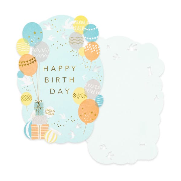 Midori Card Laser Cutting - Birthday Balloons - Image 2