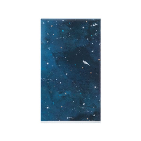 Midori 3 Pockets Clear Folder A5 Slim Flap - Starry Sky - Image 2