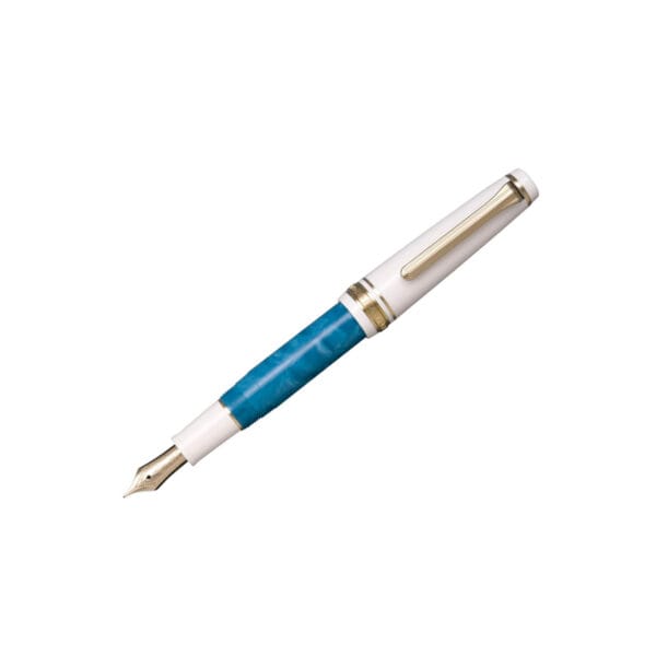 Sailor Rencontre Fountain Pen 14k Bleu Ciel - MF - Image 2