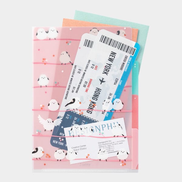 Midori 3 Pockets Clear Folder - Long Tailed - Image 5