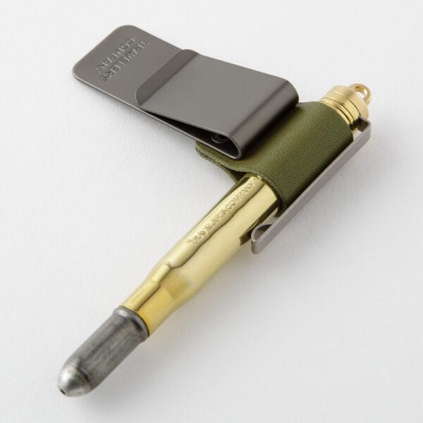 Traveler’s Notebook Pen Holder 016 (M) Olive - Image 4