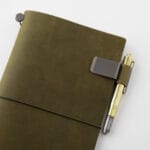 Traveler’s Notebook Pen Holder 016 (M) Olive - Image 5
