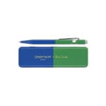 Caran d'Ache 849 Ballpoint Pen - Cobalt / Emerald