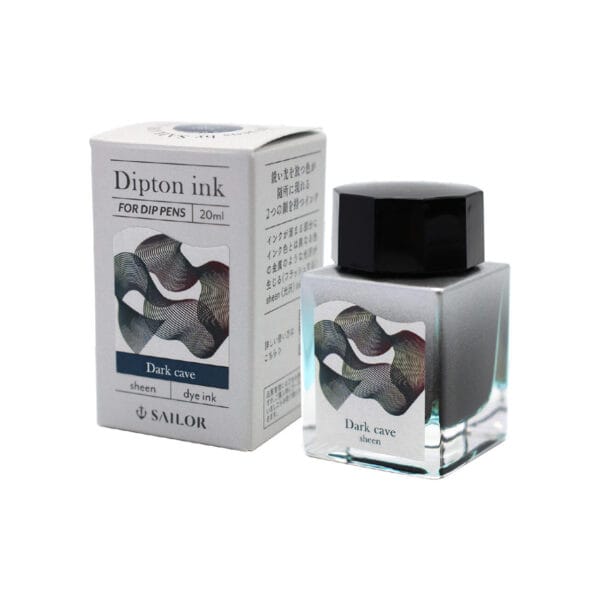 Sailor Dipton Sheen Ink 20ml - Dark Cave - Image 2