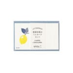Midori MD Mini Card Set Letter Press - Lemon