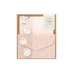 Midori MD Mini Letter Set with Stickers 513 Long Tailed A