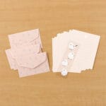 Midori MD Mini Letter Set with Stickers 513 Long Tailed A - Image 2