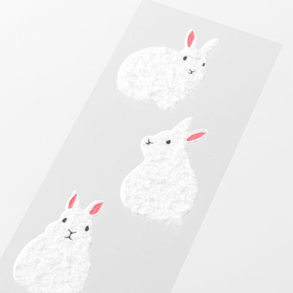 Midori MD Mini Letter Set with Stickers 514 Rabbit A` - Image 5