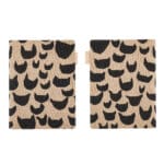 Hobonichi 2025 minä perhonen: anone-anone (Black) [A5 size 5-Year Techo Cover] - Image 2