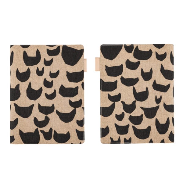 Hobonichi 2025 minä perhonen: anone-anone (Black) [A5 size 5-Year Techo Cover] - Image 2