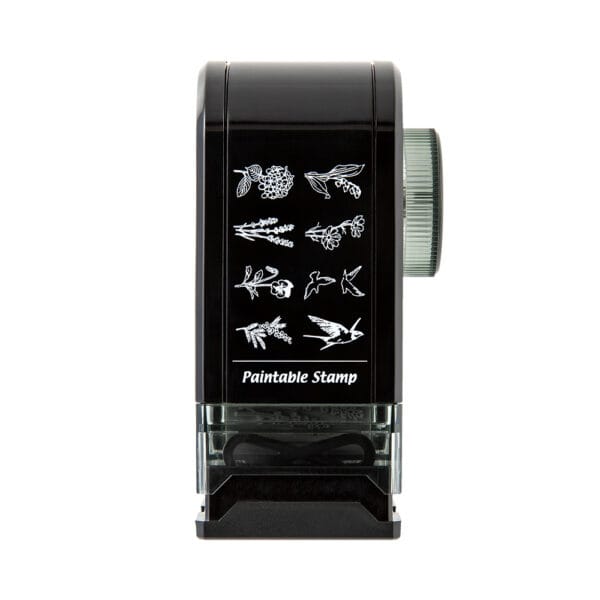 Midori Paintable Rotating Stamp Dial Flower and Birds - Image 2