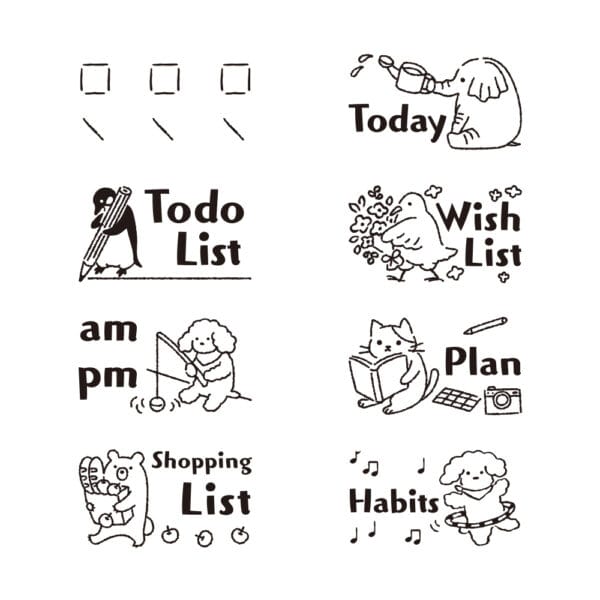 Midori Paintable Rotating Stamp Dial List - Image 4