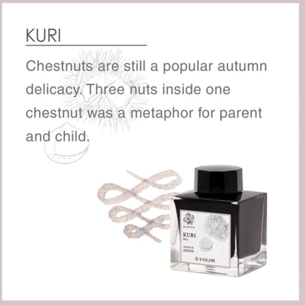 Sailor Manyo 4 Ink 50ml - Kuri - Image 3