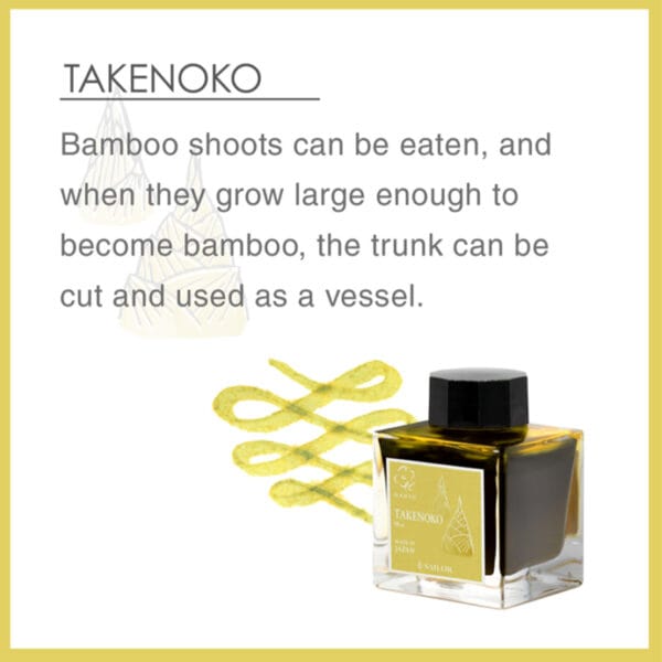 Sailor Manyo 4 Ink 50ml Limited Edition - Takenoko - Image 3