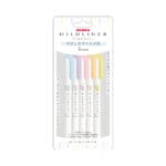 Zebra Mildliner Double Tip Pack of 5 - 5C-YC