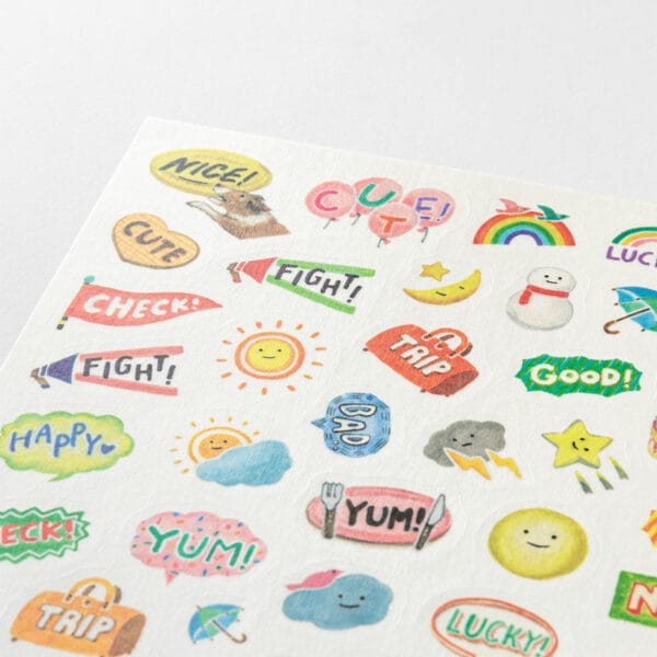 Midori Yuru Log Sticker - 1 Sheet - Image 10