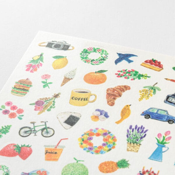 Midori Yuru Log Sticker - 1 Sheet - Image 7