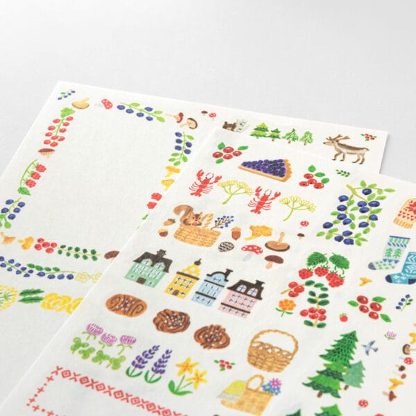 Midori Yuru Log Sticker - 2 Sheets - Image 12