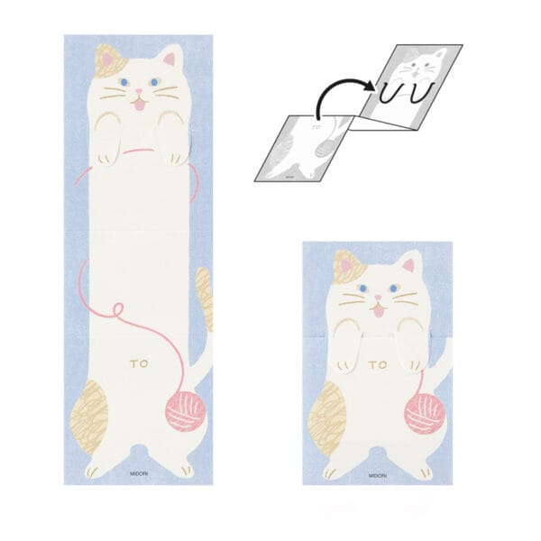 Midori Memo Stretchy - Cat - Image 2