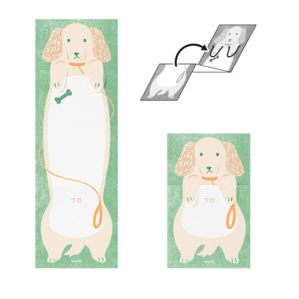 Midori Memo Stretchy - Dog - Image 2