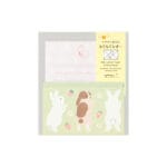 Midori MD Mini Letter Set with Stickers 934 - Hungry Rabbit