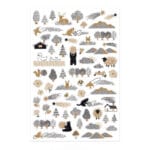 Midori Yuru Log Sticker - 1 Sheet - Image 19