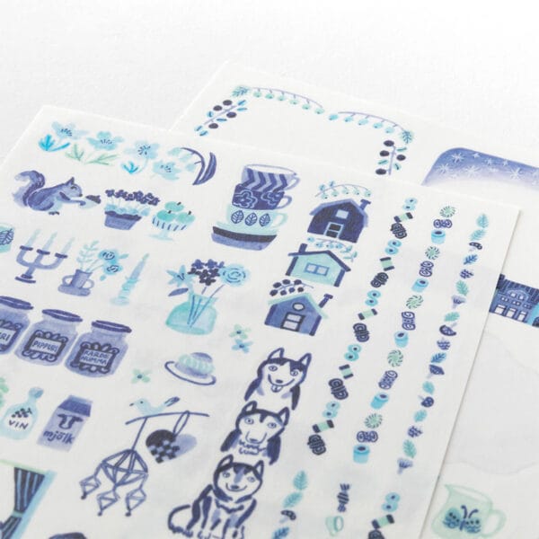 Midori Yuru Log Sticker - 2 Sheets - Image 20