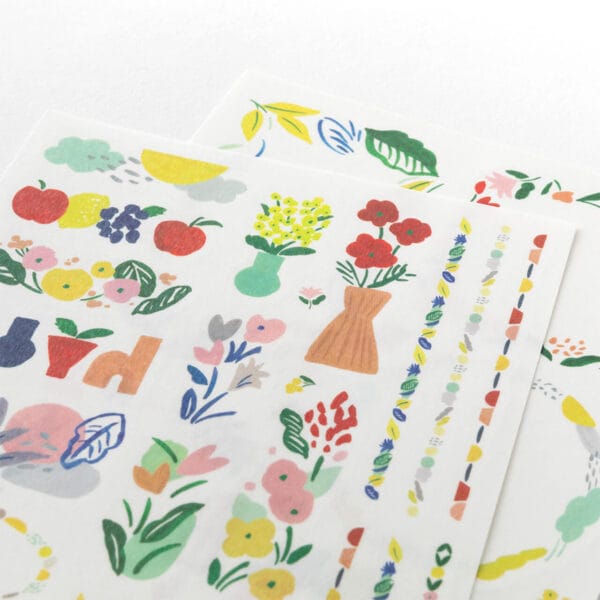 Midori Yuru Log Sticker - 2 Sheets - Image 28