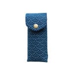 Kyokuhaku Hard Pen Case 2 slots - Seigaiha Wave