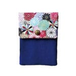 Kyokuhaku Flap Pen Case 4 Slots - Dahlia Pink