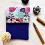 Kyokuhaku Flap Pen Case 4 Slots - Dahlia Pink - Image 2