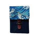 Kyokuhaku Flap Pen Case 4 Slots - Ｗave