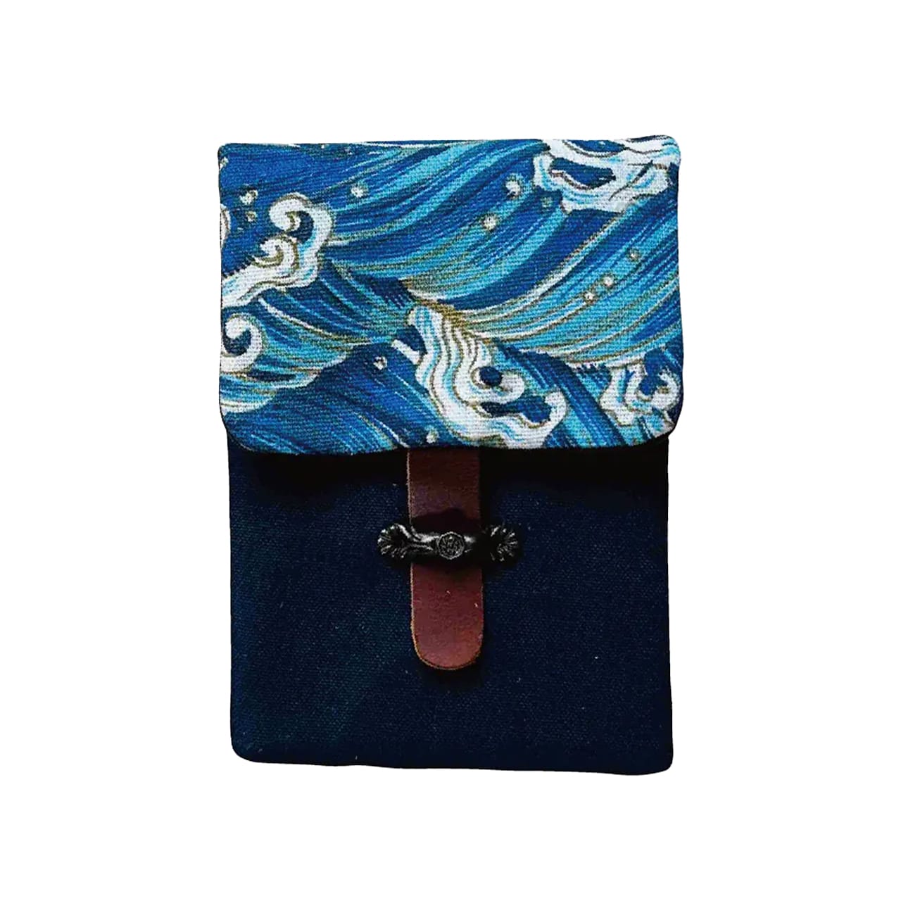 ScribePH-Kyokuhaku-Pen Flap 4-Window Grating-Wave Kyokuhaku Flap Pen Case 4 Slots - Wave - Image 1