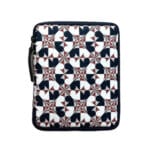 Kyokuhaku Archaeology Zippered 5 Slots Pen Case - White Pattern