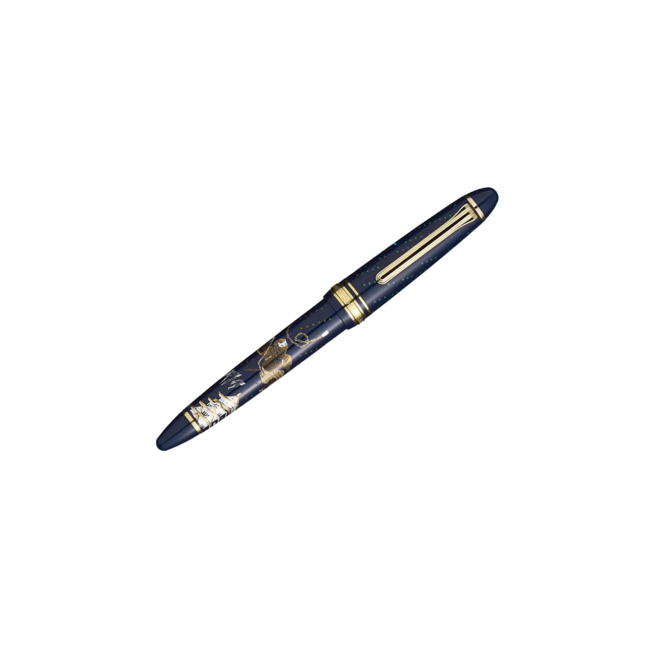 ScribePH-Sailor-Ninja 2 Fountain Pen-14K Gold-Kusarigama (2)