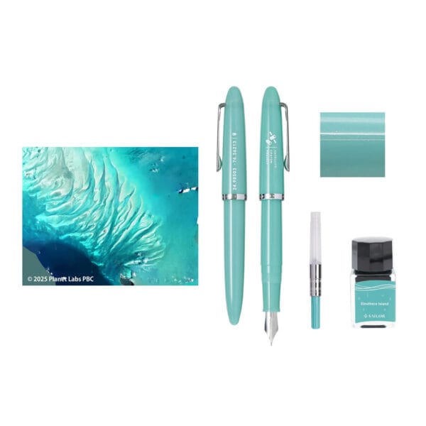 Sailor Profit Jr with Ink Bottle / Satellite Crayon Project - Eleuthera Island - Image 3