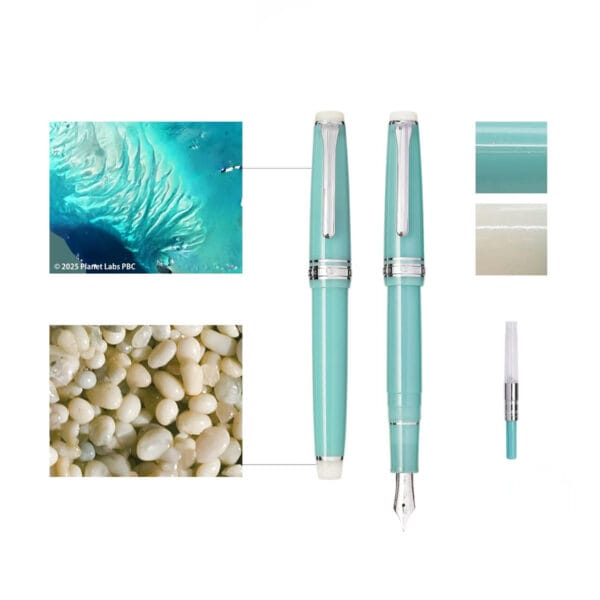 Sailor Professional Gear Slim 14k Fountain Pen - Eleuthera Island - Image 3