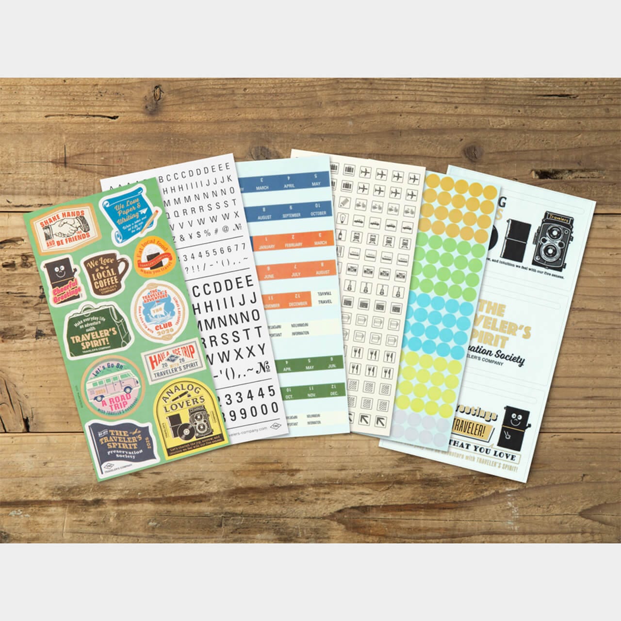 ScribePH-Traveler's Notebook-TRAVELER'S notebook Customized Sticker Set for Diary 2026 (4)